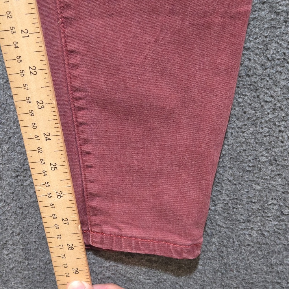 WOMEN'S JOE'S JEANS Size 27 High Rise Skinny Ankle Red Mahogany NWT - Picture 7 of 10